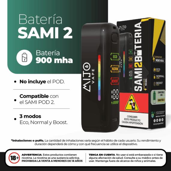 Batería SAMI POD 2 MIJO VAPE